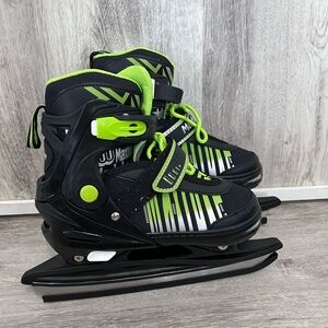 Maxluke ICE SKATES BOYS Youth Childrens ADJUSTABLE US Size 2-5 EU 35-38